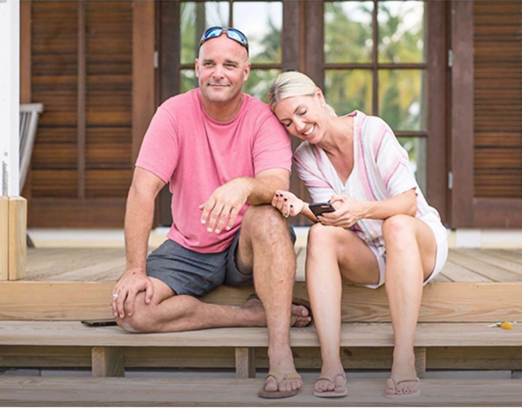 A family of 6 renovates a resort inn HGTV trailer Renovation Island